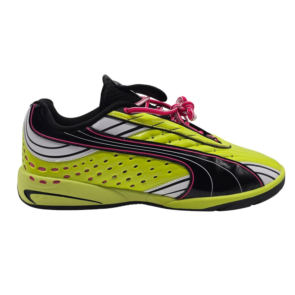 Puma V-S2 Endgame Mens 10 Lime Smash Black Low Top Sneakers 402914-01
